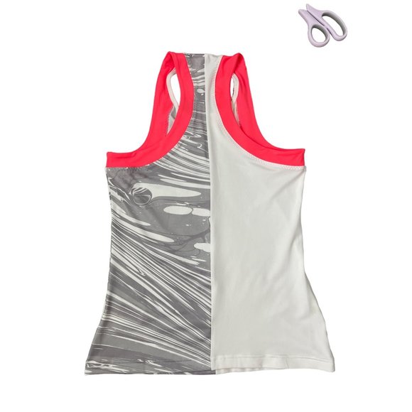 Adidas x Stella McCartney Barricade Tank White‎ Oyster Gray Flash Red XS RARE! - Picture 11 of 11
